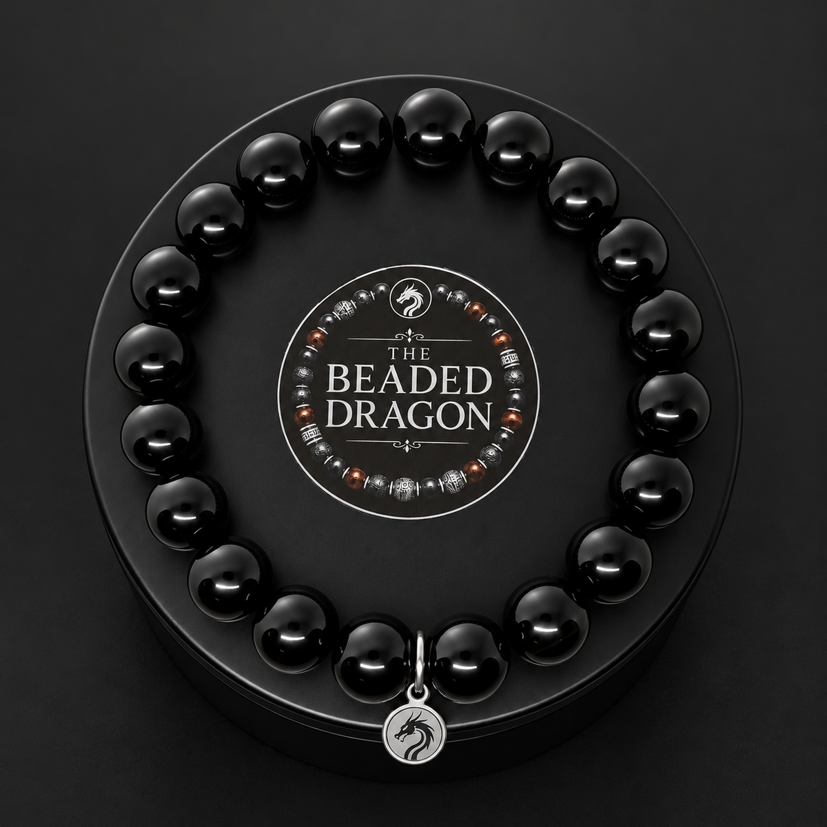 Obsidian Bracelet – 10mm Bead