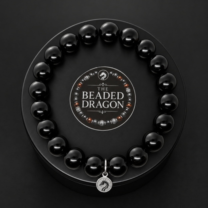 Obsidian Bracelet – 10mm Bead