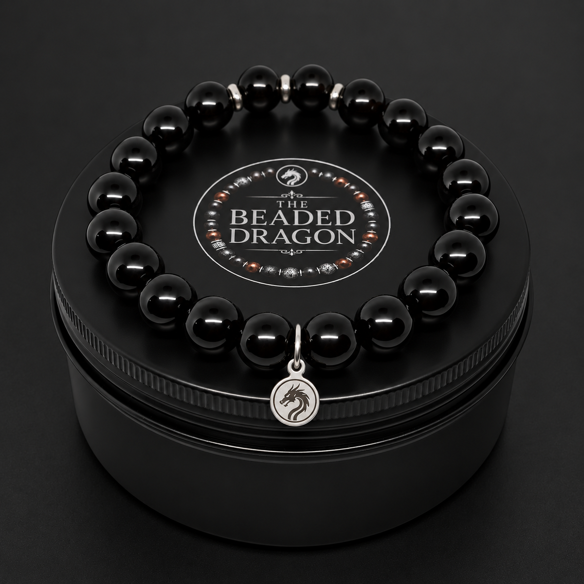 Obsidian Bracelet – 8mm Bead